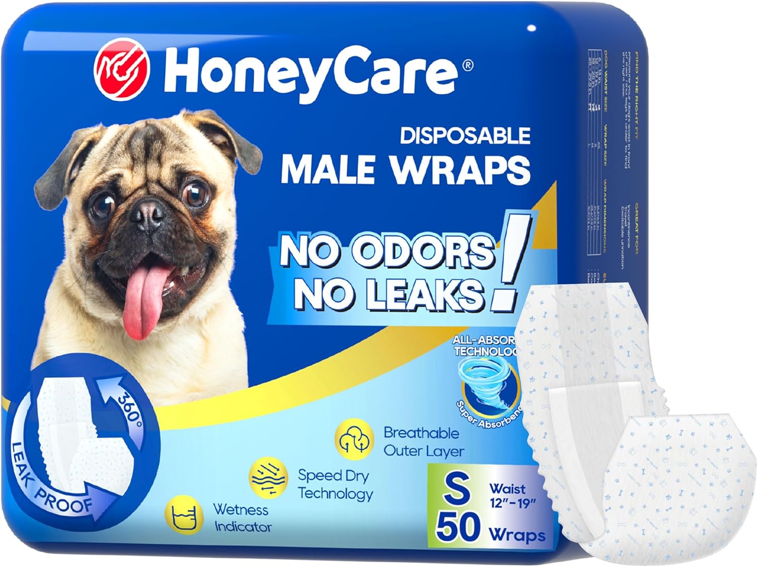 HONEY CARE All-Absorb A26 Male Dog Wrap Review (Best Price on Amazon)