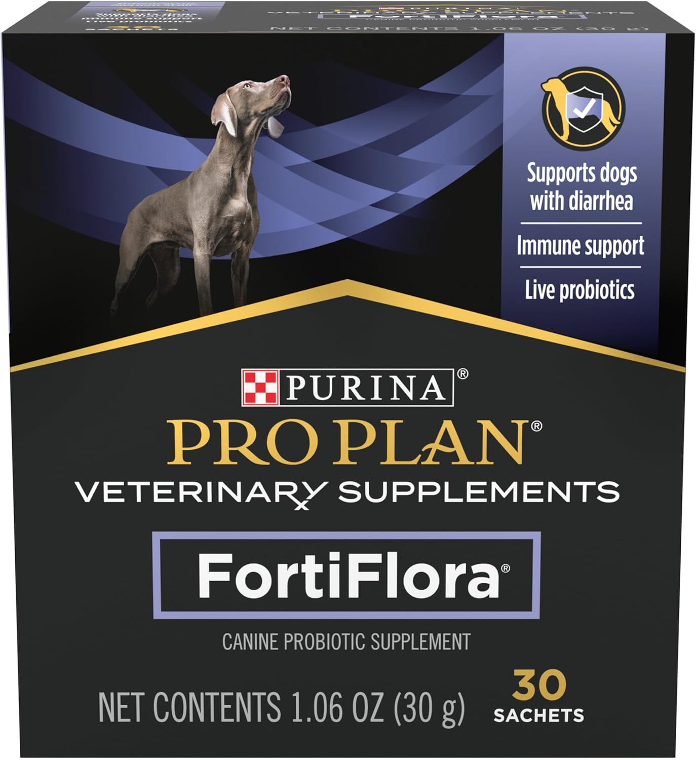 Purina Pro Plan Veterinary Supplements FortiFlora Canine Probiotics for Dogs, Helps Digestive Gut Health and Diarrhea – 30 ct. Box Review (Best Price on Amazon)